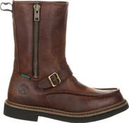 Georgia Boot Side Zip Waterproof Work Wellington