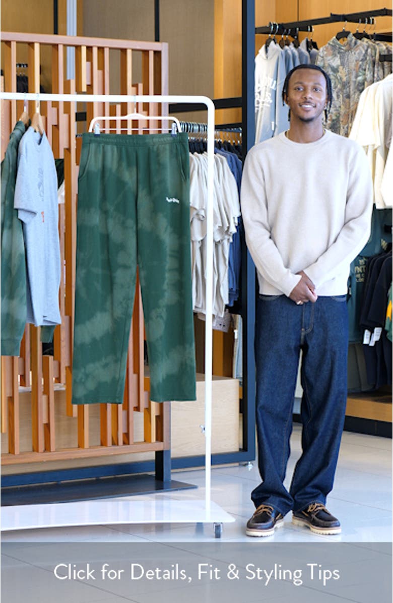 Wordmark Tie Dye Sweatpants, sales video thumbnail