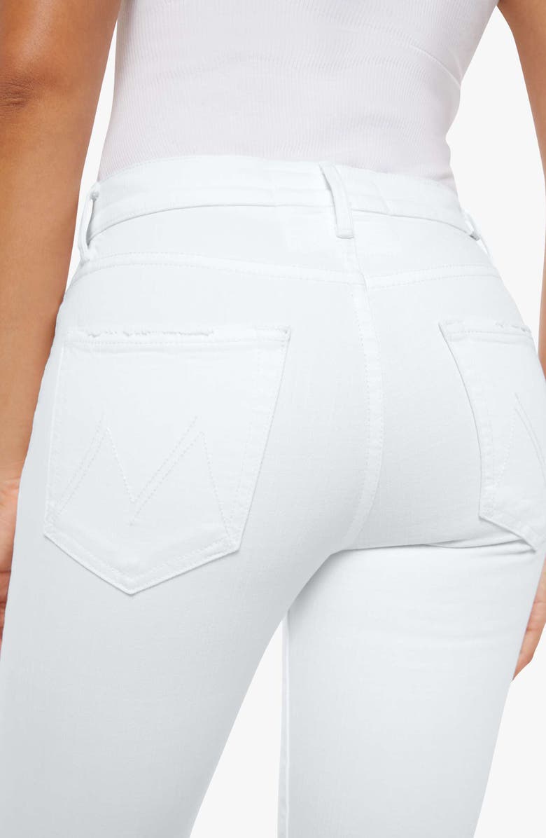 MOTHER Lil Kick It High Waist Straight Leg Jeans, Alternate, color, Totally Innocent