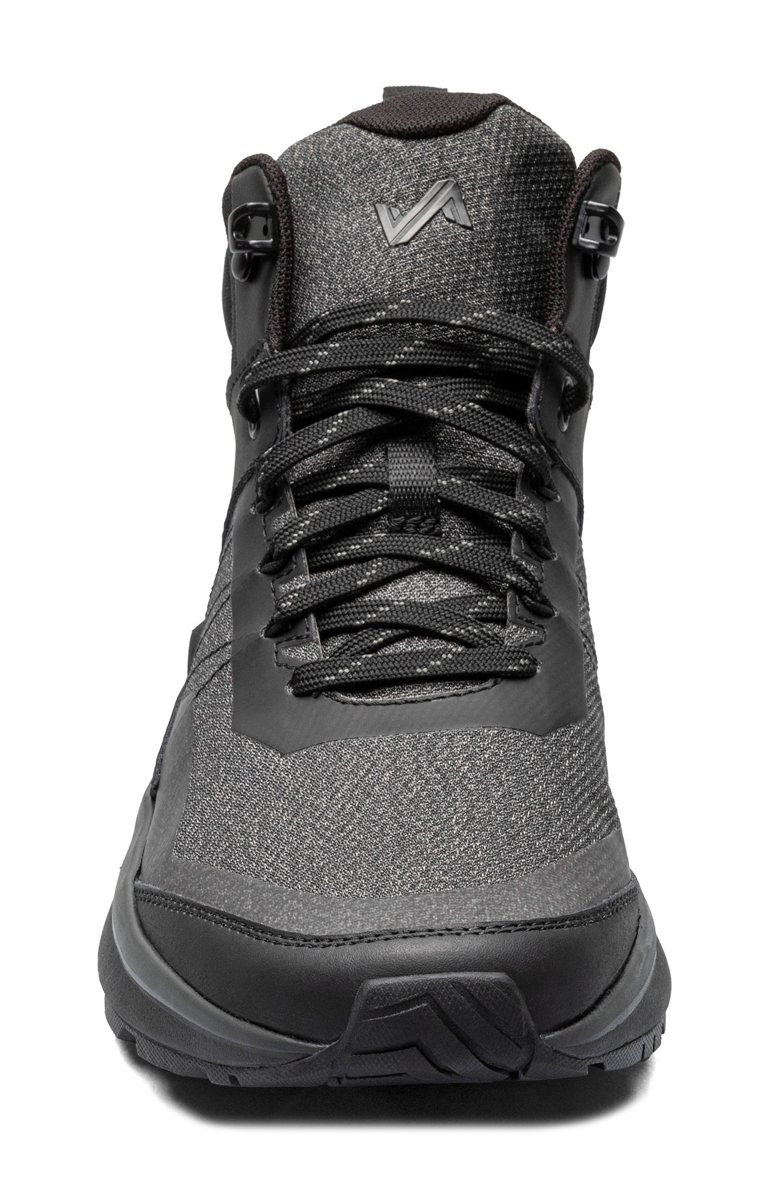 Forsake Cascade Peak Mid Waterproof Hiking Shoe, Alternate, color, Black