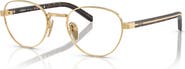 Prada 51mm Round Optical Glasses