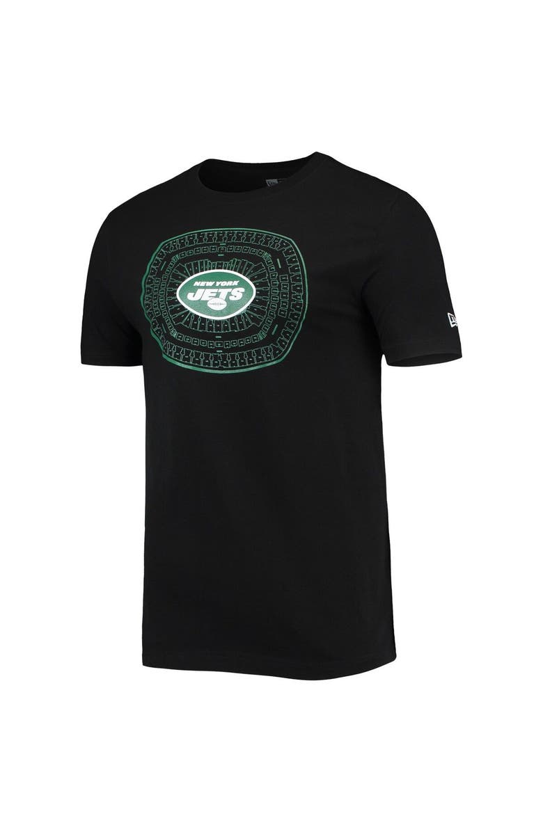 New Era Men's New Era Black New York Jets Stadium T-Shirt, Alternate, color,