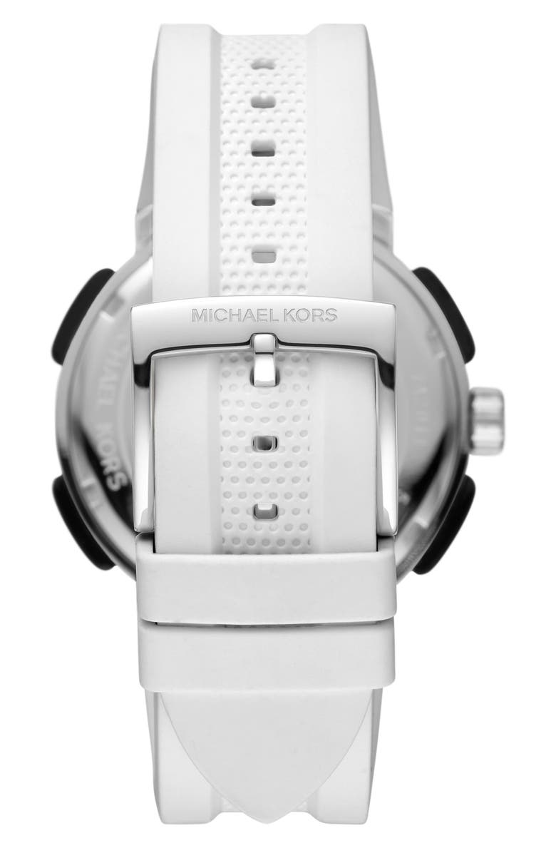 Michael Kors MICHAEL Michael Kors Sidney Multifunction Faux Leather Strap Watch, 42mm, Alternate, color, 