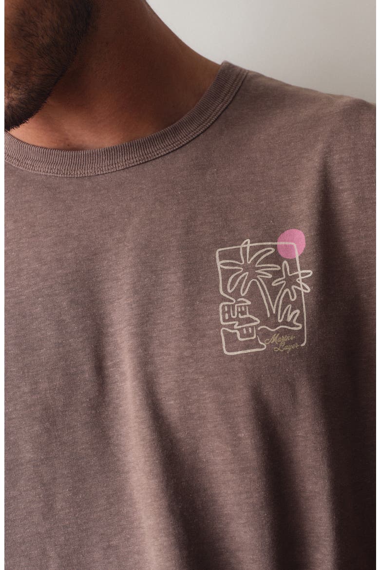 Hemp & Cotton Graphic T-Shirt, Alternate, color, COFFEE QUARTZ