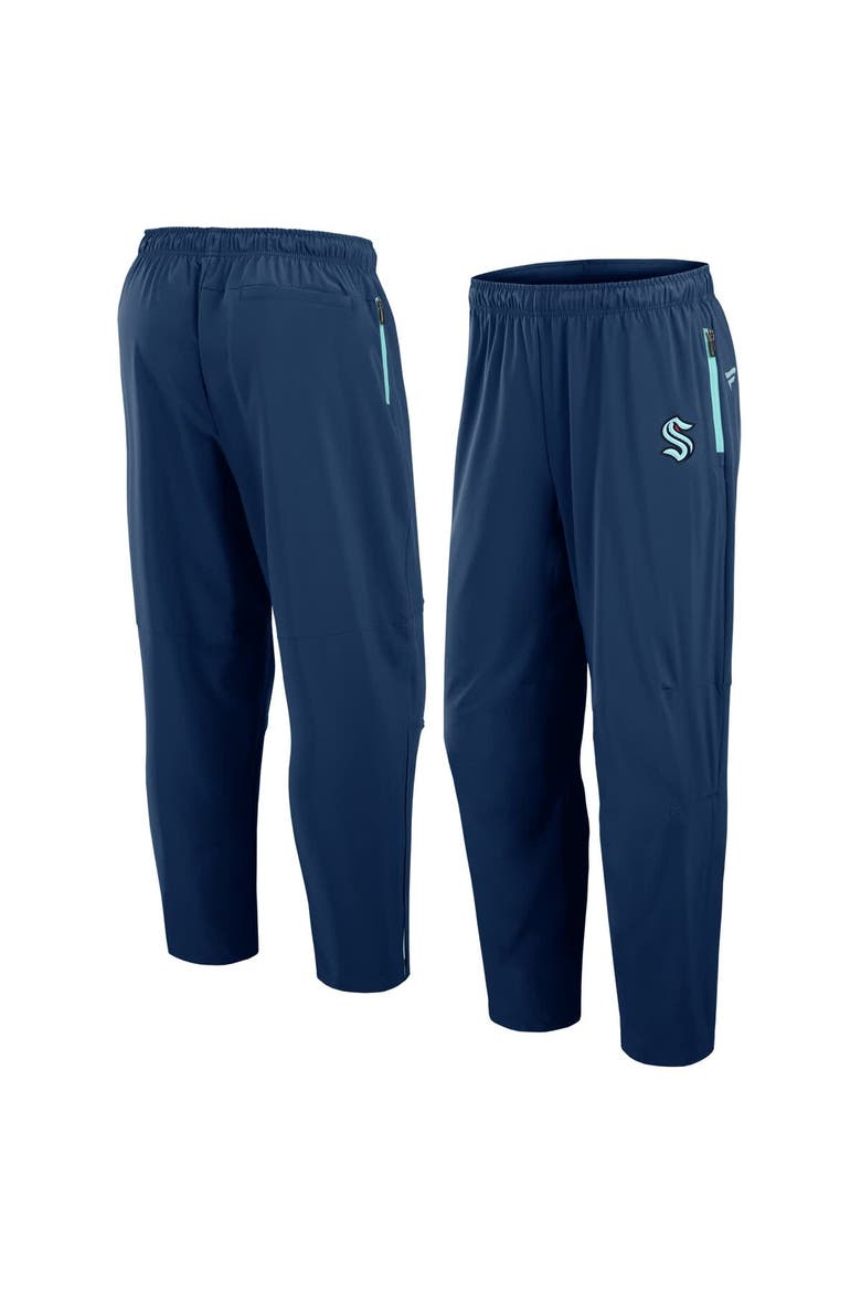 Men's Fanatics Deep Sea Blue Seattle Kraken Authentic Pro Rink Pants, Alternate, color, Navy