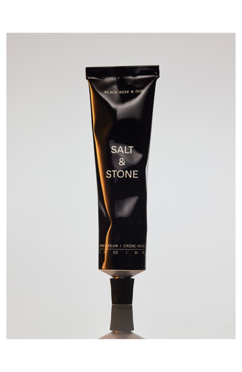 Salt & Stone Hand Cream In Black Rose & Oud