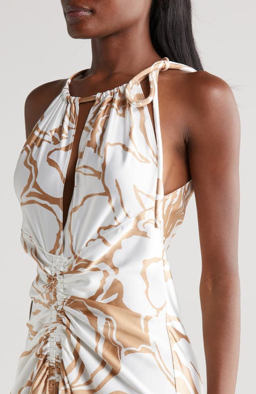Parker The Imani Cutout Ruched Maxi Dress
