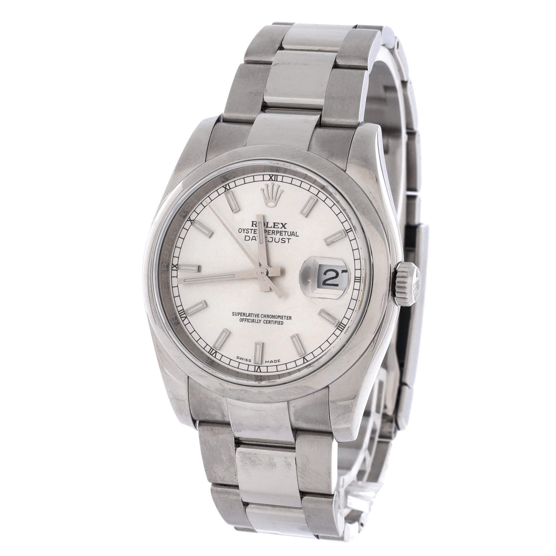 Oyster Perpetual Datejust Automatic Watch Stainless Steel 36, Alternate, color, Metallic Silver
