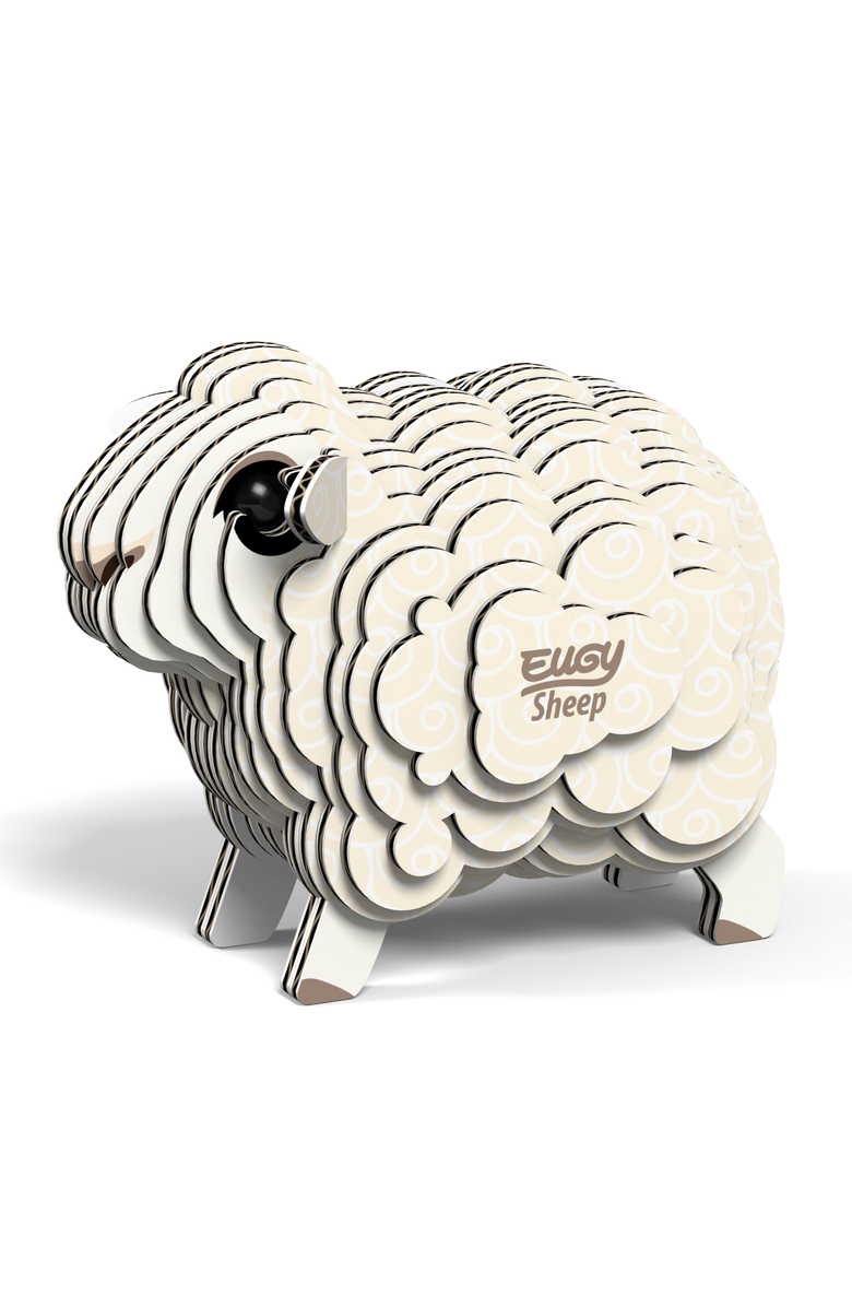 Eugy Puzzles Sheep 3D Puzzle, Alternate, color, NO COLOR