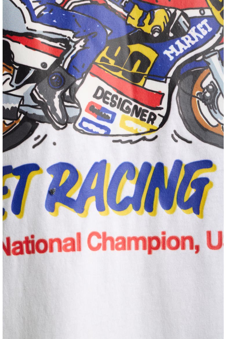 Bear On A Bike Graphic T-Shirt, Alternate, color, WHITE