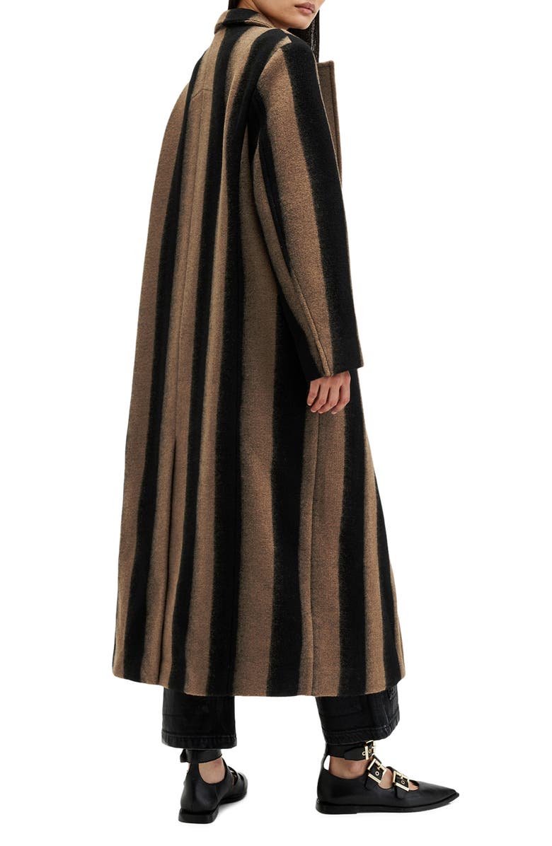 AllSaints James Stripe Coat, Alternate, color, 