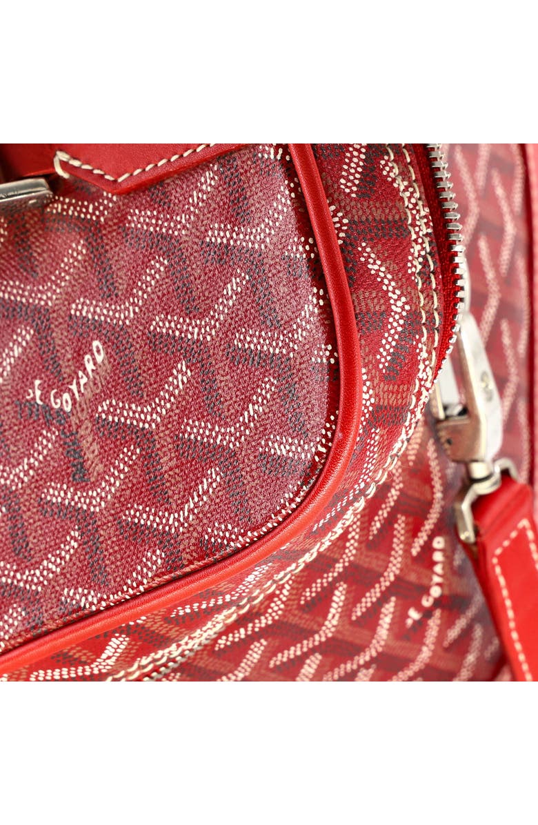 Pre-Owned Goyard Convertible Cosmetic Train Case Coated Canvas, Alternate, color, Red