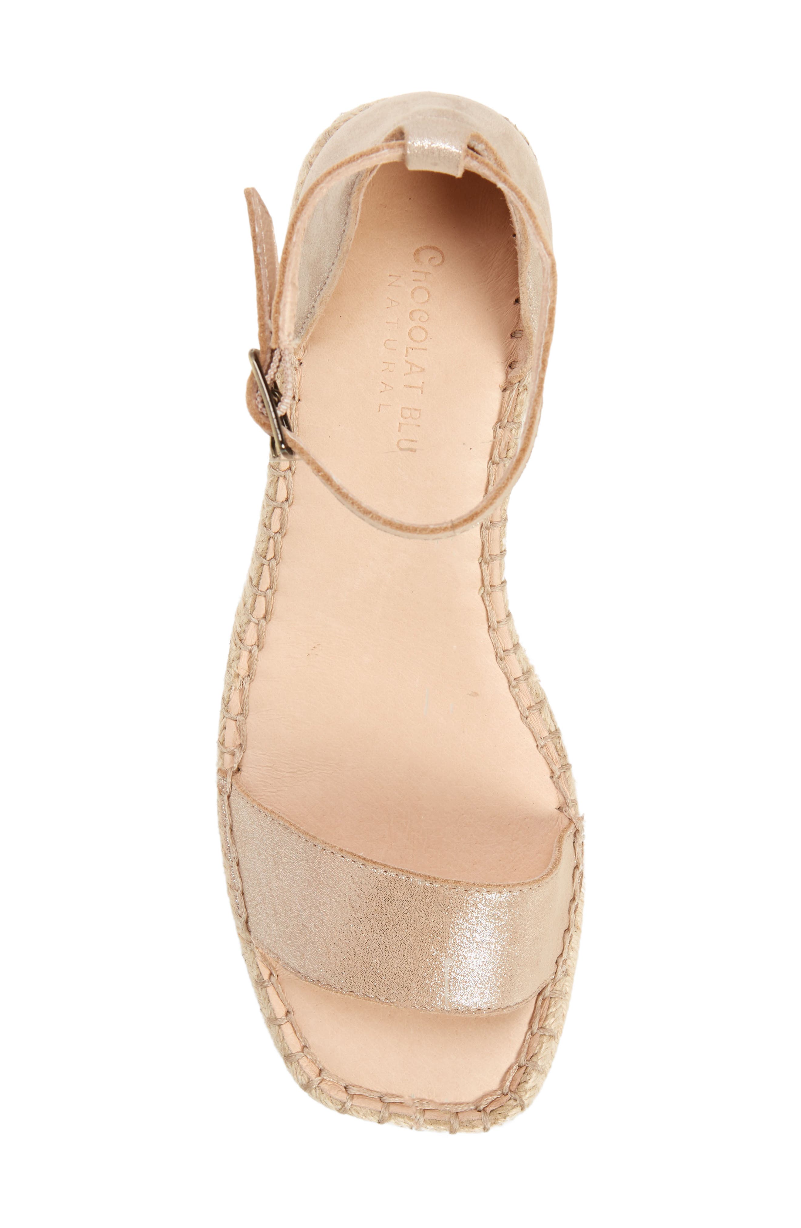 Chocolat Blu Sky Espadrille Wedge Sandal, Alternate, color, 