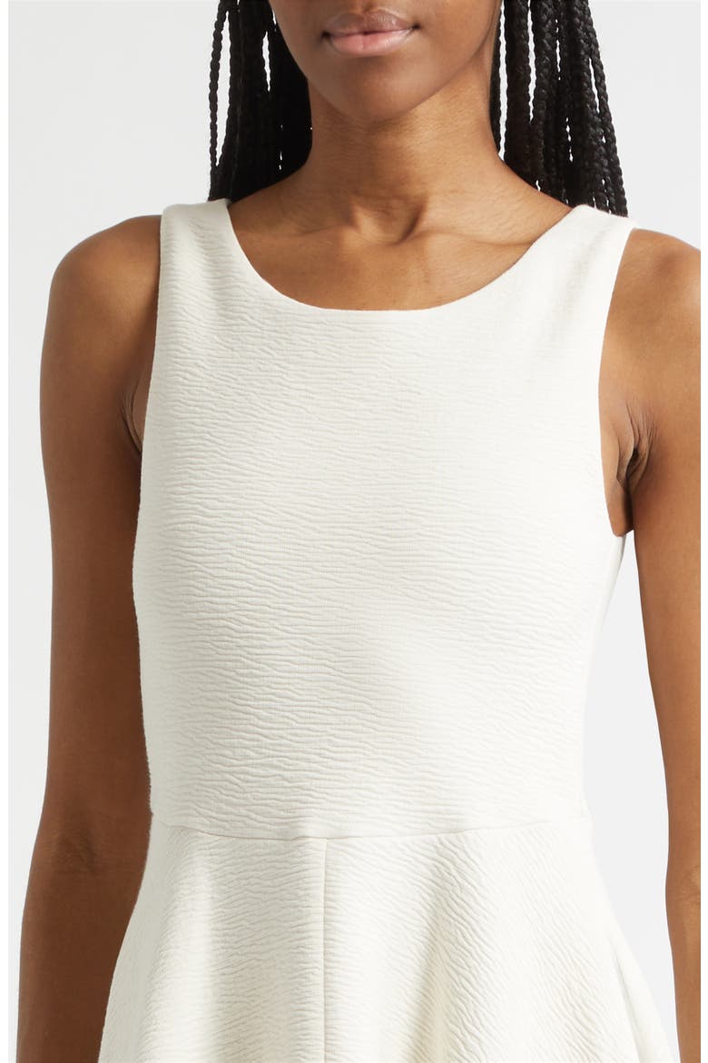 Jersey A-Line Dress, Alternate, color, SOLID WHITE