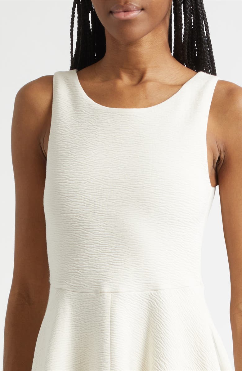 Giorgio Armani Jersey A-Line Dress, Alternate, color, Solid White