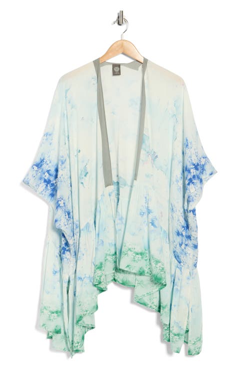Ethereal Floral Ruffle Trim Topper