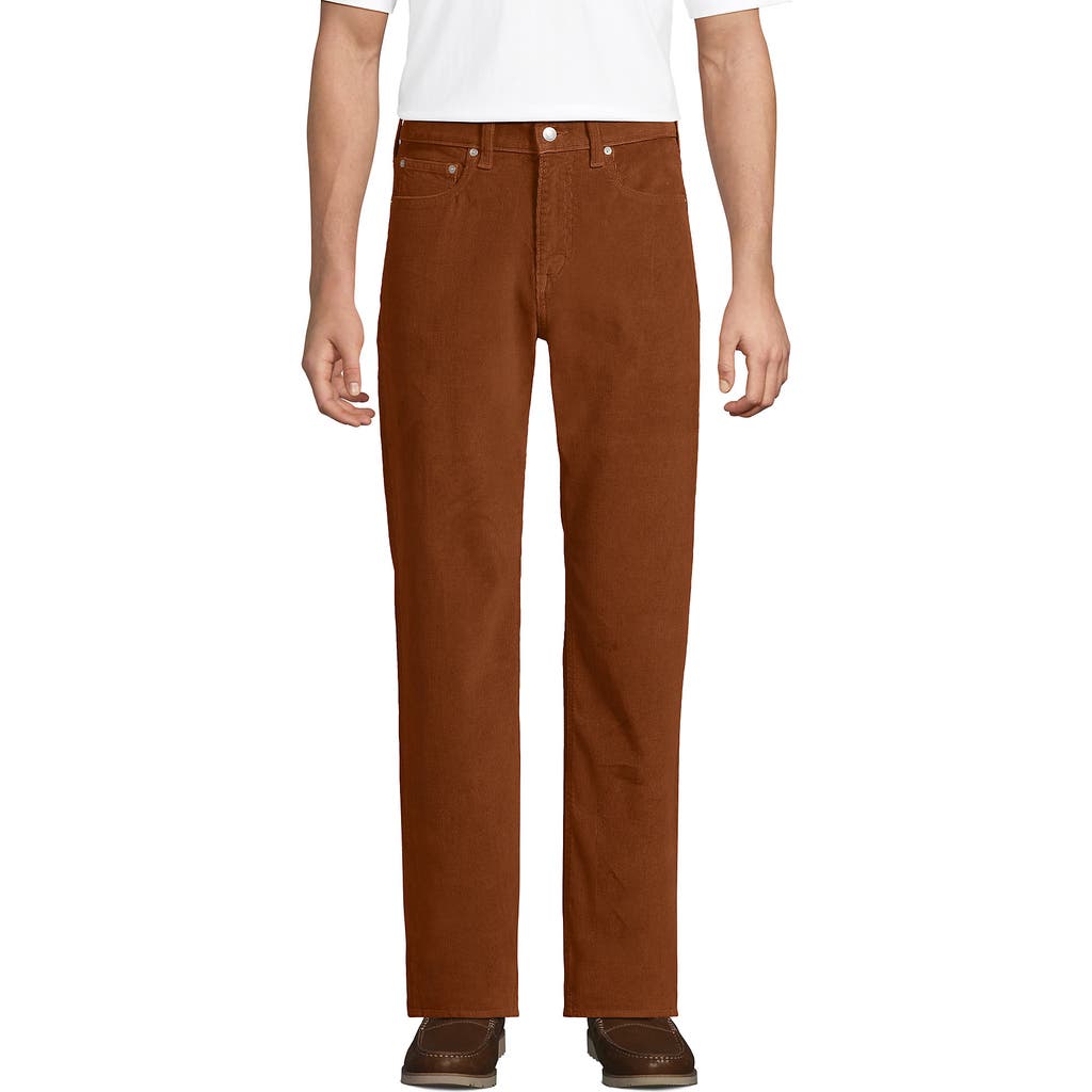 Lands' End Corduroy Comfort Waist Classic Fit 5 Pocket Pant In Brown