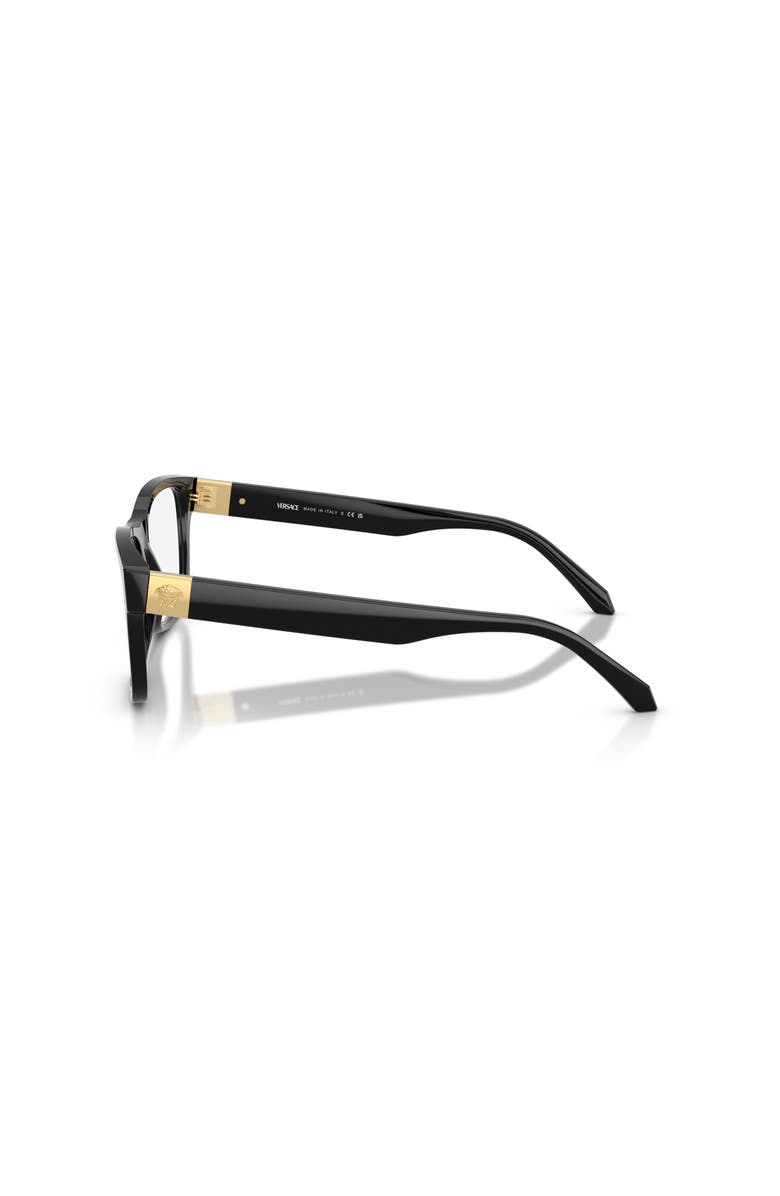 Versace 56mm Square optical glasses, Alternate, color, Black