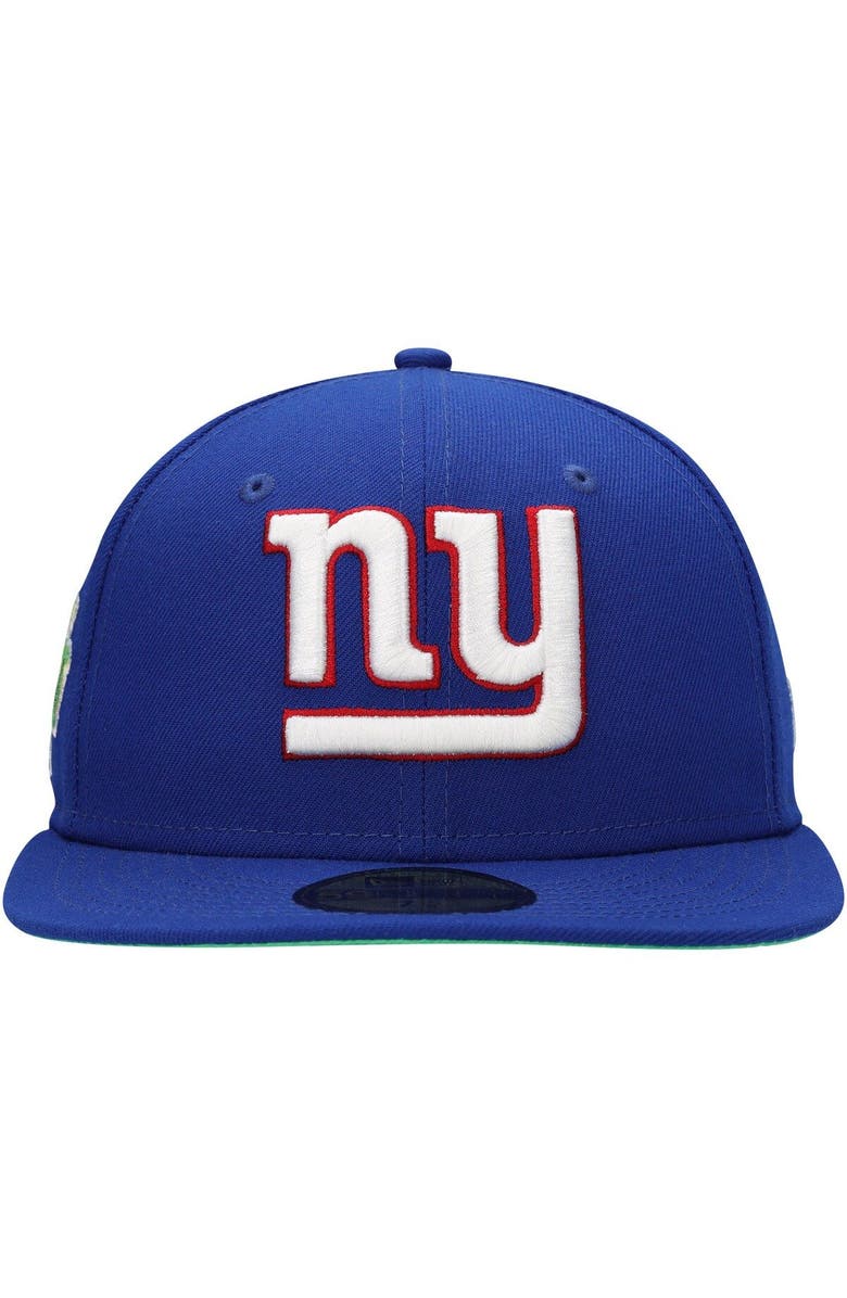 New Era Men's New Era Royal New York Giants Citrus Pop 59FIFTY Fitted Hat, Alternate, color, 