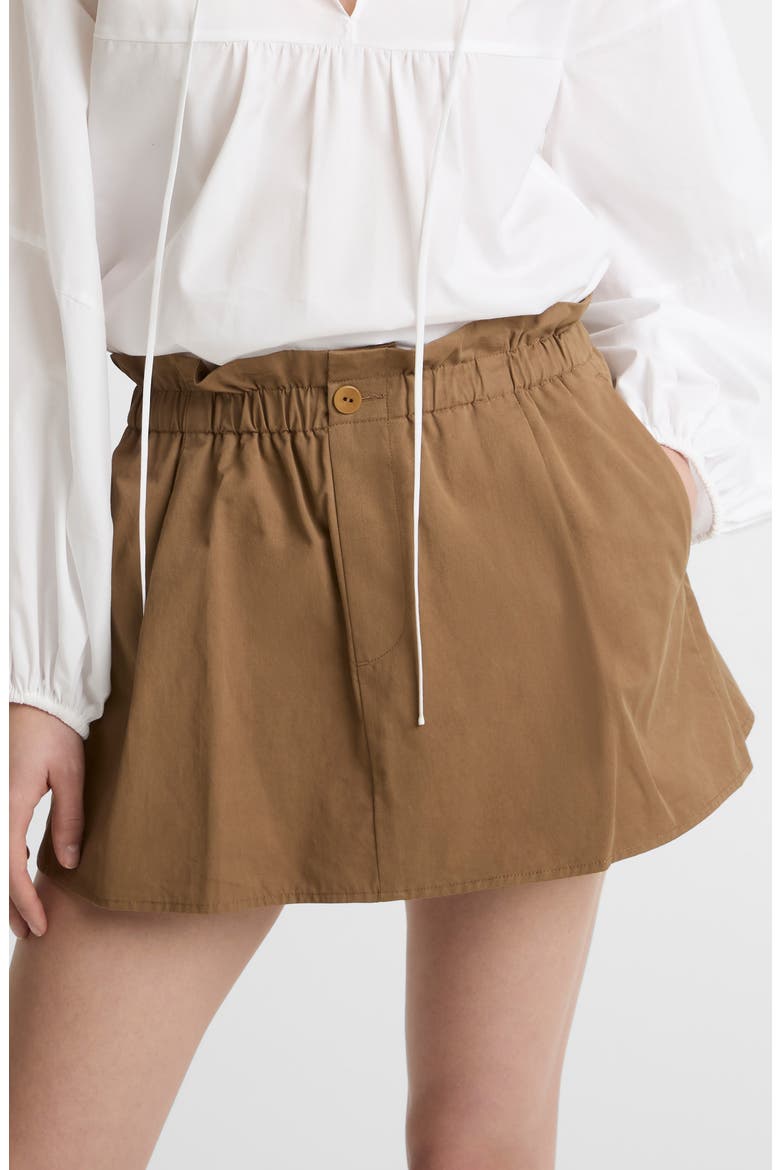 Mid Rise Pull-On Skort, Main, color, ALMONDINE