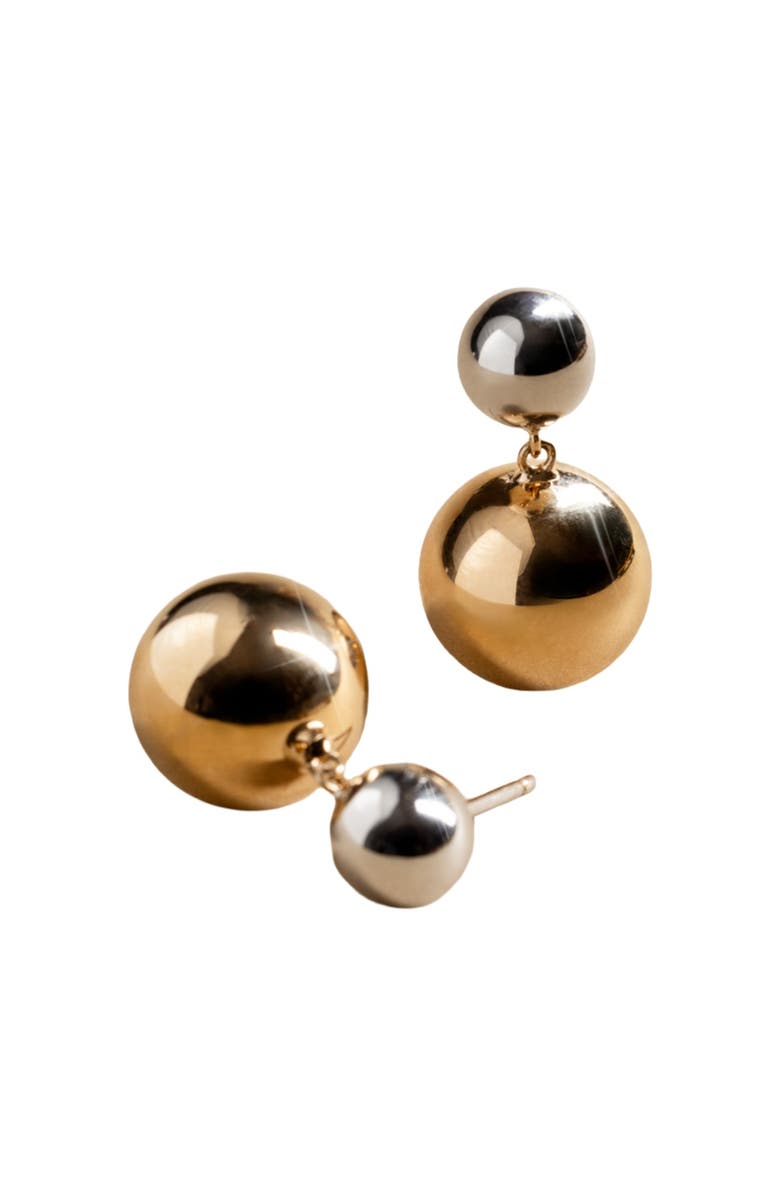 MADE BY MARY Sol Drop Stud Earrings, Alternate, color, Gold Plated