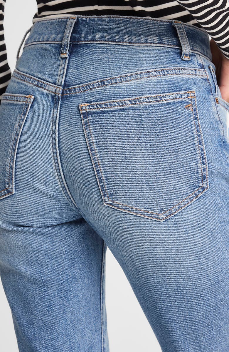 Madewell The Jules Ankle Slim Straight Leg Jeans, Alternate, color, Atlin Wash