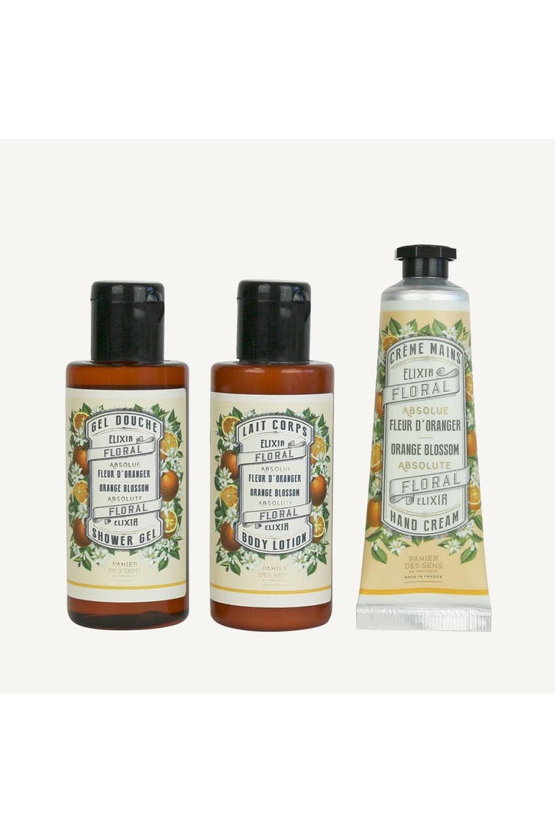 Orange Blossom Travel Set, Alternate, color, Green