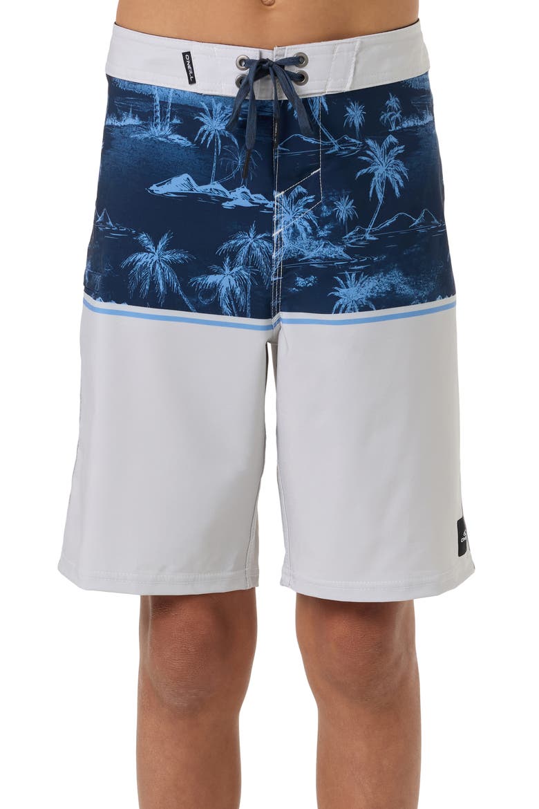 Kids' Hyperfreak Heat Block Swim Trunks, Main, color, FOG
