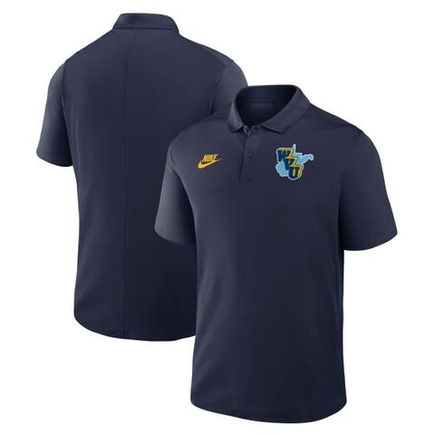Men's Nike Navy West Virginia Mountaineers Vault Victory Dri-FIT Polo