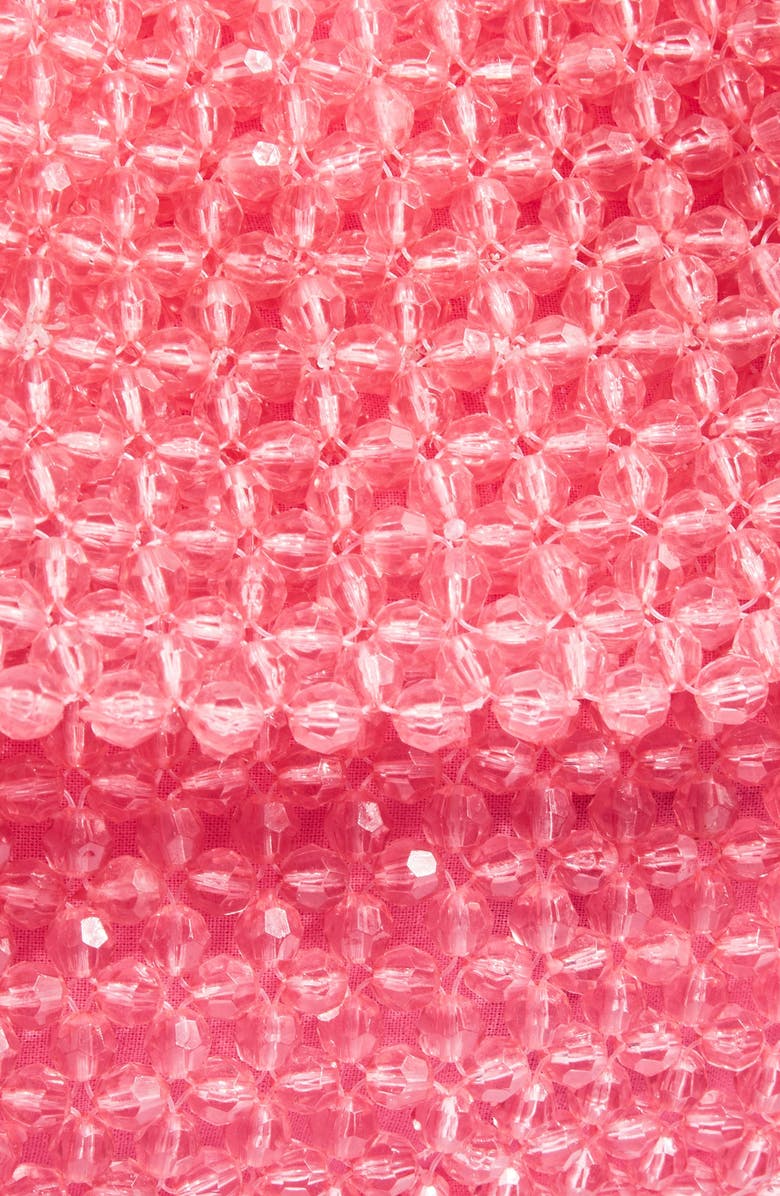 Topshop Zizi Beaded Shoulder Bag, Alternate, color,