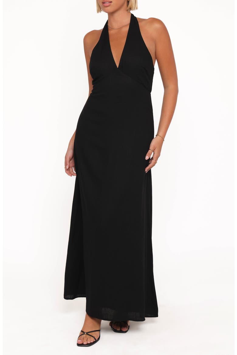Michelle Halter Dress, Main, color, BLACK