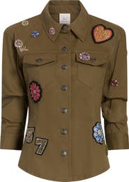 Cinq à Sept Retro Love Patches Canyon Jacket