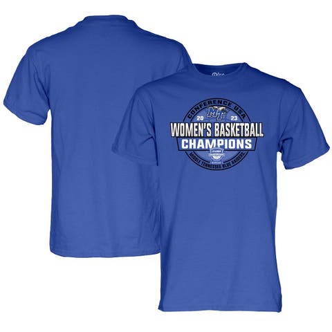 Royal MTSU Blue Raiders 2023 C-USA Women's Basketball Conference Tournament Champions Locker Room T-Shirt