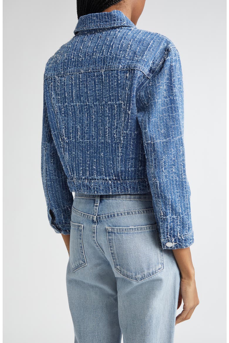 Koda Crop Denim Jacket, Alternate, color, EVERSON