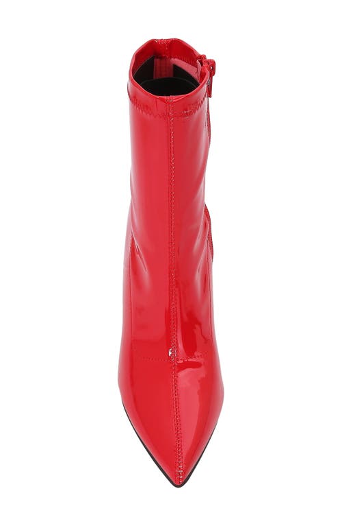 Berness Pointed Toe Bootie In Red