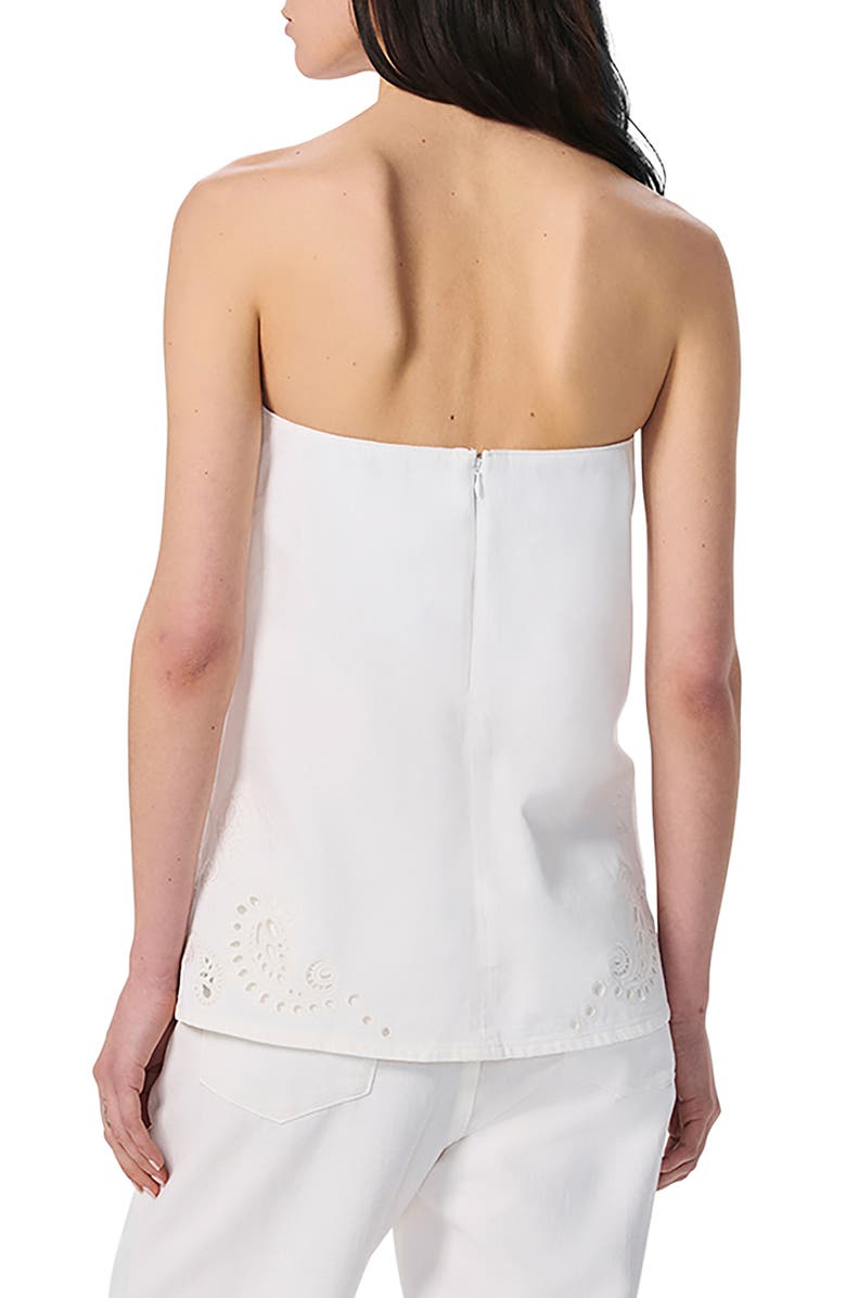 rag & bone Aurora Featherweight Paisley Embroidered Camisole, Alternate, color, White Eyelet