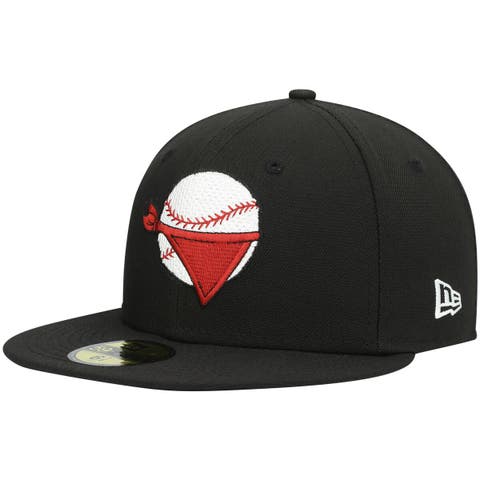 Men's New Era Black Quad Cities River Bandits Authentic Collection Road 59FIFTY Fitted Hat