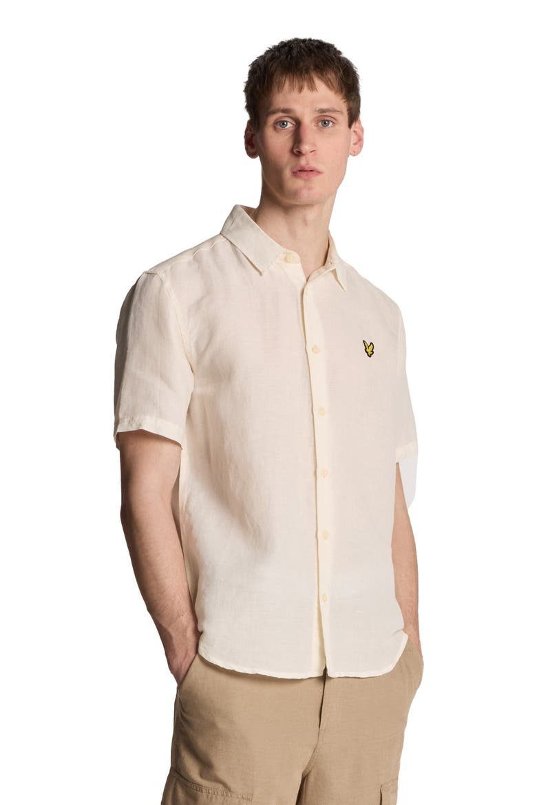 Hemp Short Sleeve Shirt, Alternate, color, Natural