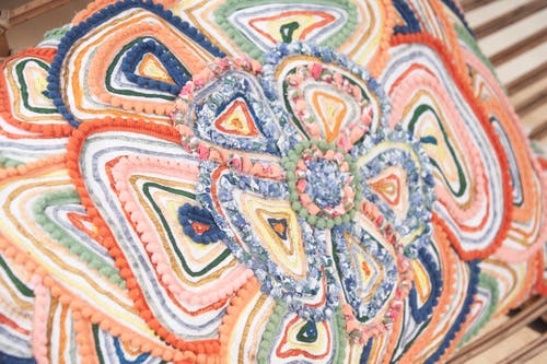 Carol & Frank Putnum Throw Pillow In Multi