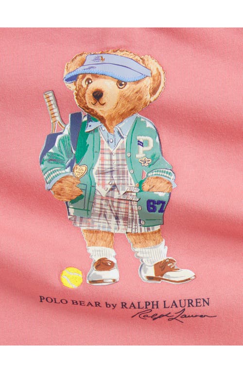 Ralph Lauren Baby Girls Polo Bear Jersey Dress In Pink