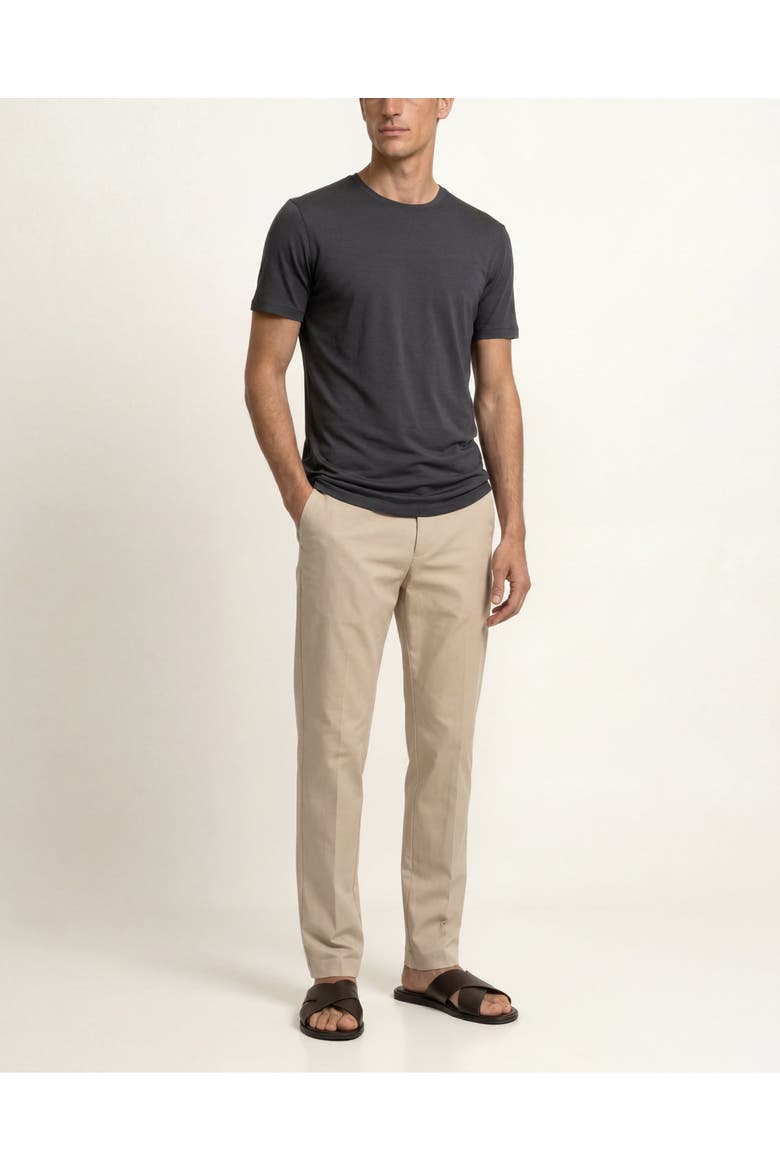 Ob-T Merino Tailored Fit T-Shirt, Main, color, PIETRA GREY