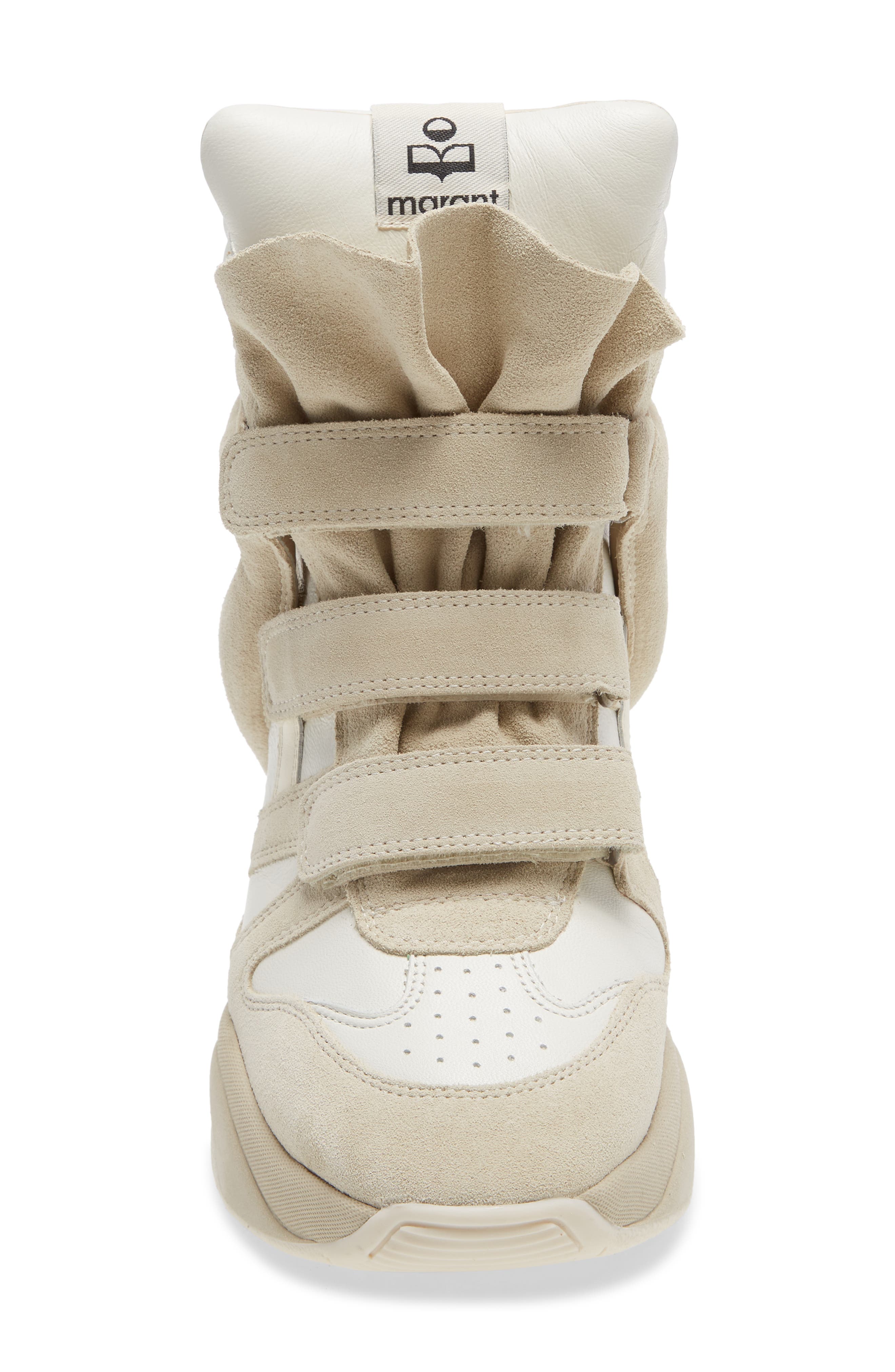 Balskee Wedge High Top Sneaker, Alternate, color, WHITE