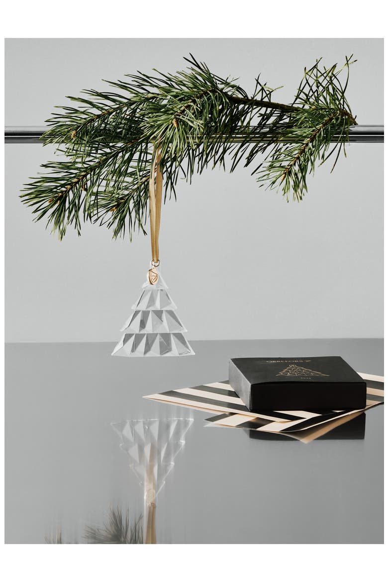 2026 Annual Christmas Tree Ornament, Alternate, color, CLEAR
