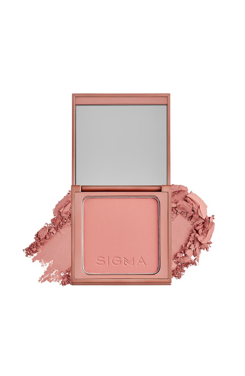 Sigma Beauty Powder Blush, Main, color, Sunset Kiss - Warm Pink-Coral