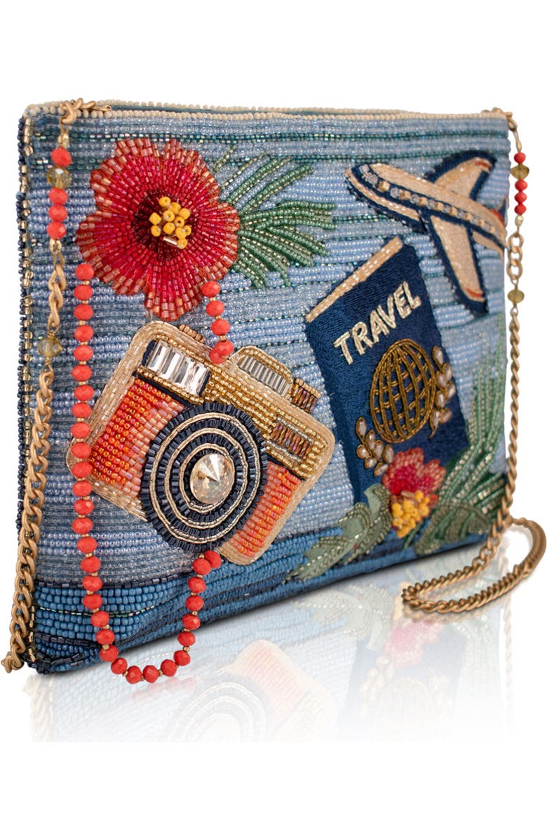 Mary Frances Accessories Where to Next? Crossbody Handbag, Alternate, color, Blue