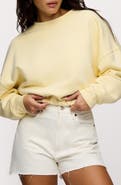 nuuds Cinch Waist Fleece Sweatshirt