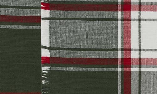 Design Imports Heck The Halls Plaid Set Of Four Placemats In Green