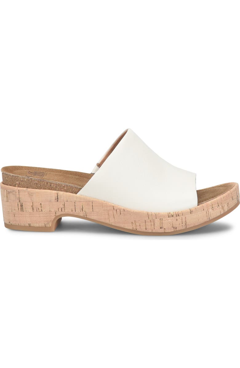 Söfft Cass Platform Slide Sandal, Alternate, color, Off White