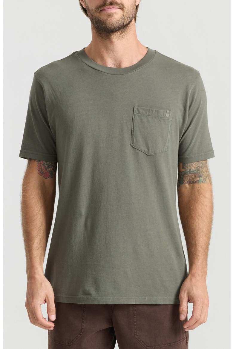 Made to Fade Pocket T-Shirt, Main, color, WASHED MILITARY