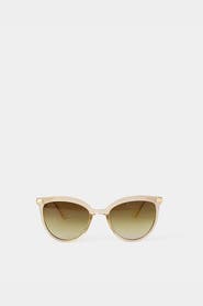 Katie Loxton Ravello Sunglasses in Nude Transparent